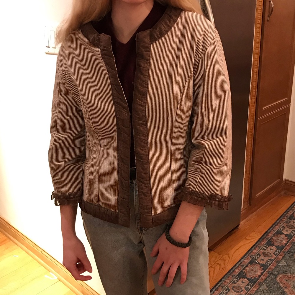 Summer Jacket with Lace Details
